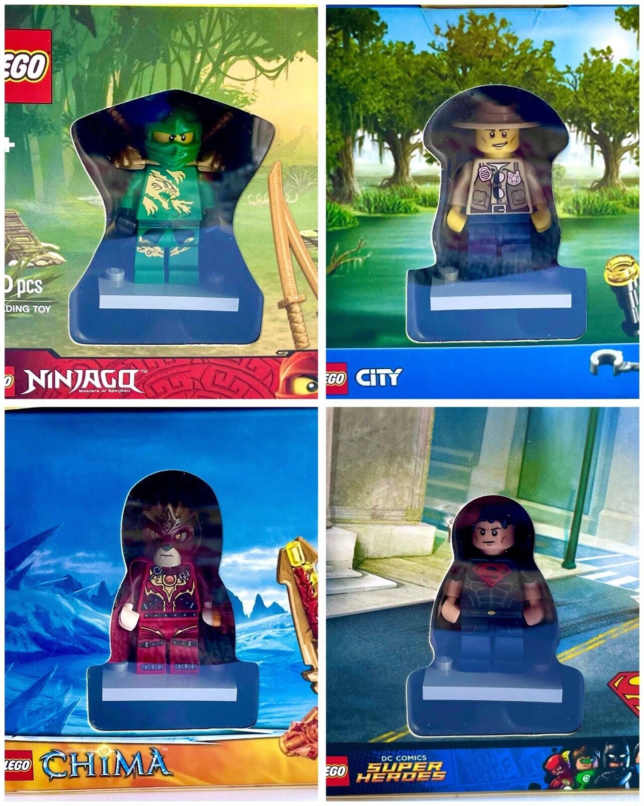 LEGO 5004076 DC Chima City Ninjago Target Mini Figure Cube Gift Set (2014) Promo