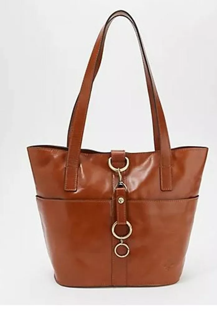 Patricia Nash Women's NWT ESPELETTE BUCKET TOTE - Tan MSRP $299 | eBay