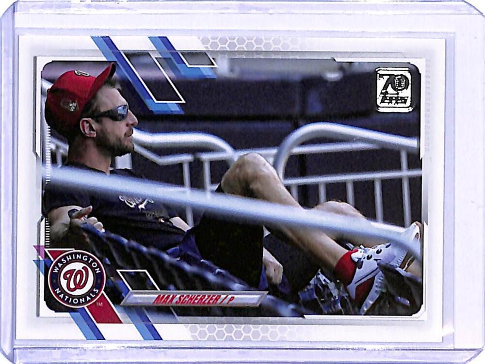 2021 Topps Variation Short Prints #325 Max Scherzer SP Washington Nationals Card
