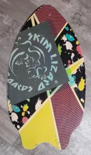 2010 Skim Lizard JGR 37" Wooden Multi Color Splatter Board Graphics