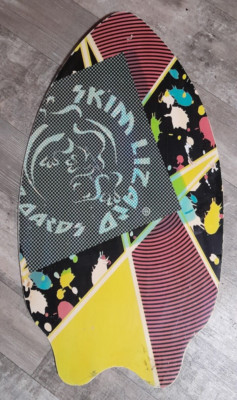 2010 Skim Lizard JGR 37'' Wooden Multi Color Splatter Board Graphics