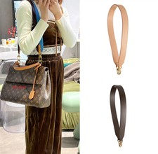 Vachetta Soild Leather Shoulder Crossbody Strap for LV Cluny Mini/MM/PM