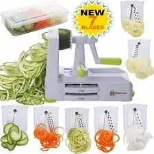Electric Veggie Spiralizer Zuchinni Spiral Noodle Maker Machine Zoodle Spaghetti