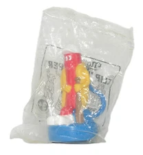 RARE Nathan's Kids Meal Toy HOT DOG BASEBALL CLIP n KEEPER Coin Keepers Holder