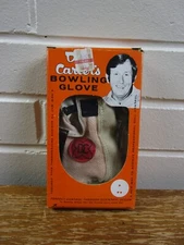 Vintage Don Carter's Leather Bowling Glove Ladies Fit Right Hand in Original Box
