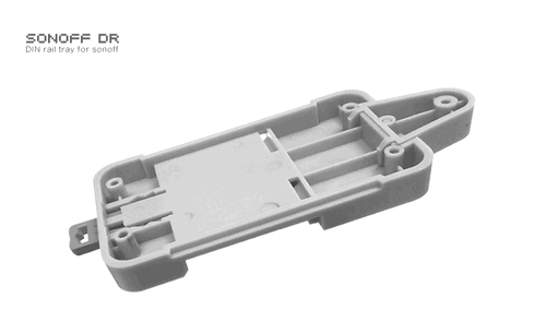 DIN Rail Tray Adjustable Mounted Rail Case Holder Sonoff RF / POW / TH16 / TH10 - Picture 2 of 3