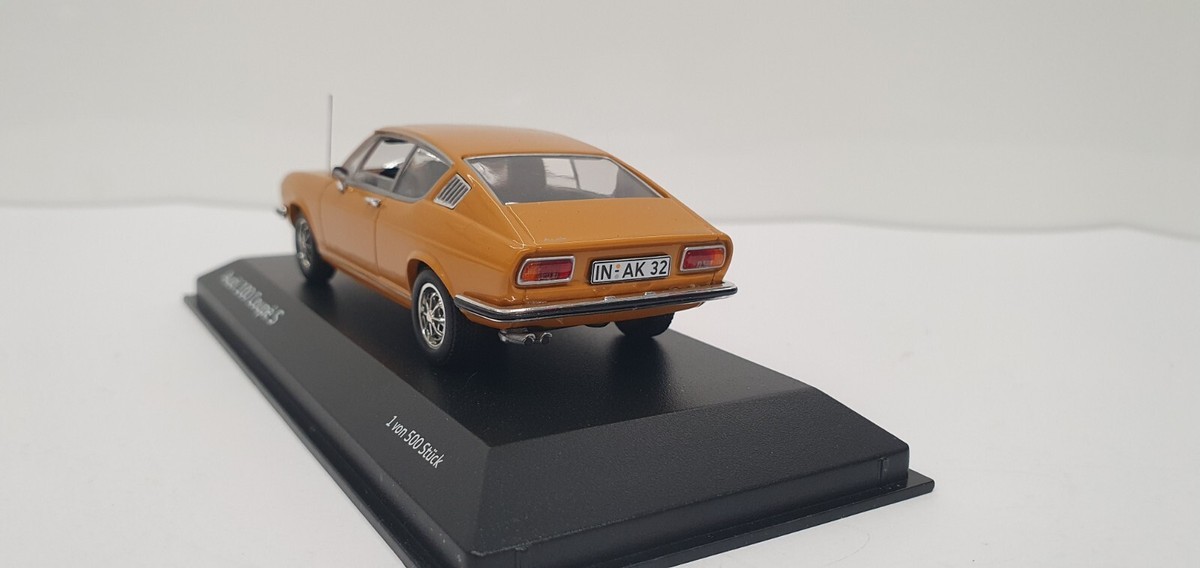 ミニカー MINICHAMPS 1/43 AUDI 100 COUPE S 1969 1/43 RARE AUDI 100 COUPE S 1969 MINICHAMPS DEALER NO SCHUCO
