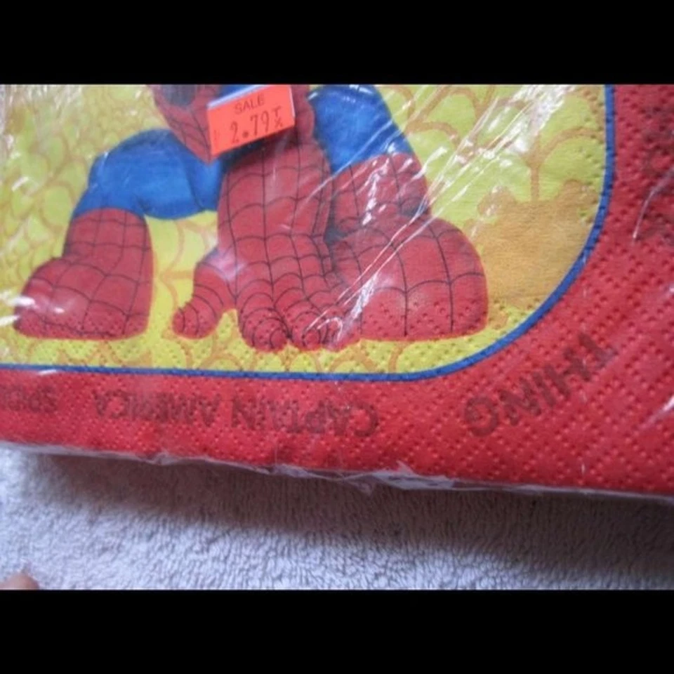 16 servilletas de almuerzo Marvel Spiderman & Friends Hallmark Party Express 2 capas EE. UU. Foto 3 de 4