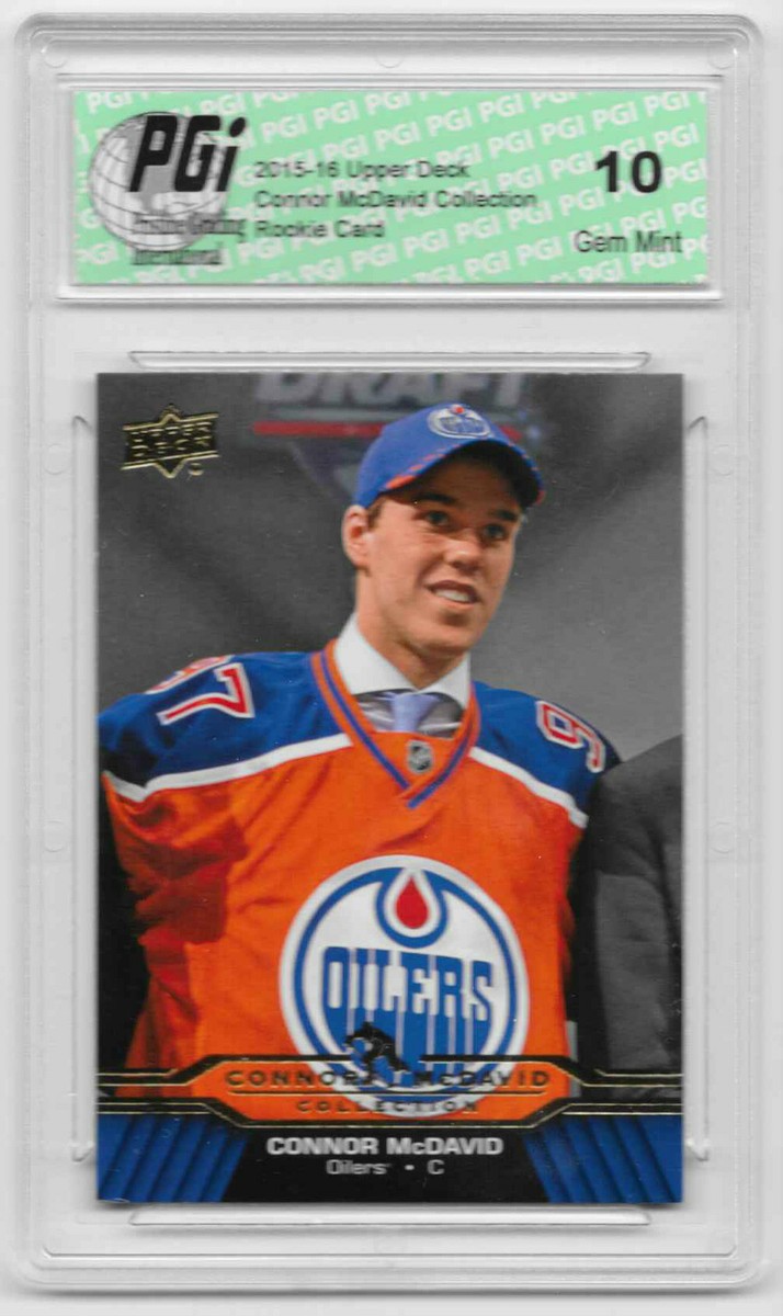 Connor McDavid 2015-16 Upper Deck Collection #CM-1 Rookie Card PGI