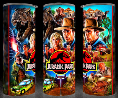 Jurassic Park 90s Dinosaur Movie Cup Mug Tumbler 20oz