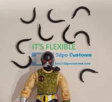 GI Joe CROC MASTER 1987 Flex Resin Breather Hose Tube