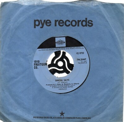 1910 FRUITGUM CO. - SIMON SAYS (1967 7'' single)
