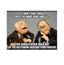 N105 Funny Smelly Fingers Bathroom Refrigerator Magnet NICE!