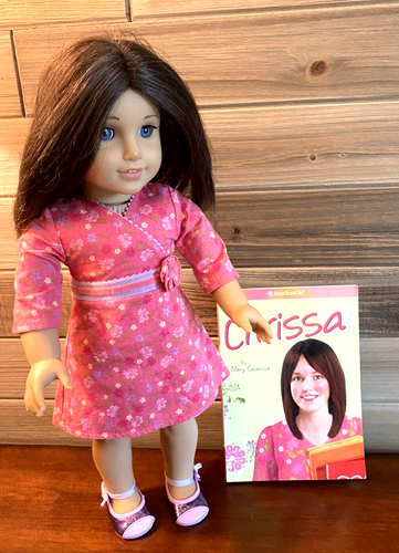 American Girl Doll Chrissa Girl of the Year 2009 Meet Outfit and Book