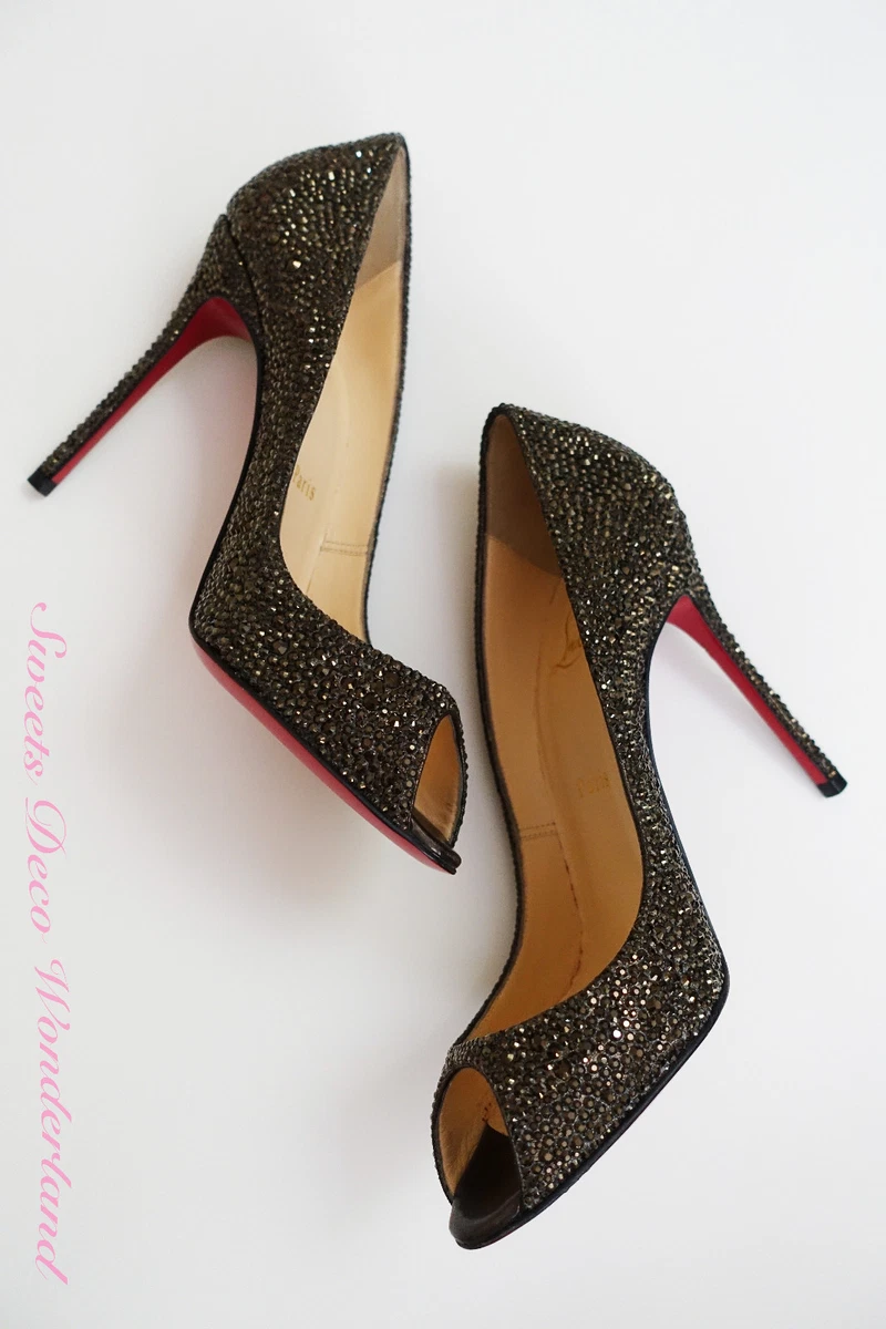 Crystal hotsell encrusted louboutin