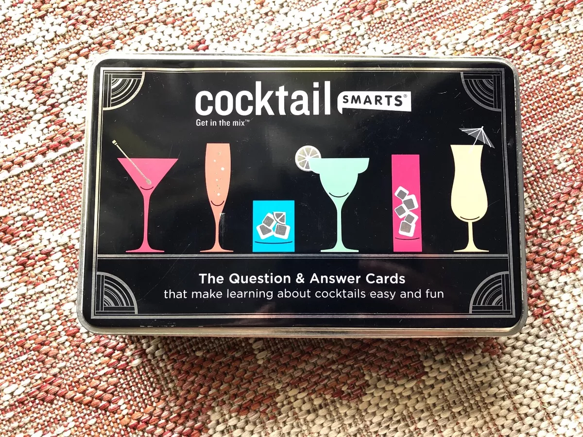 Cocktail Smarts Learn How to Make Cocktails Drinks Game Learn Bartending  Bartend