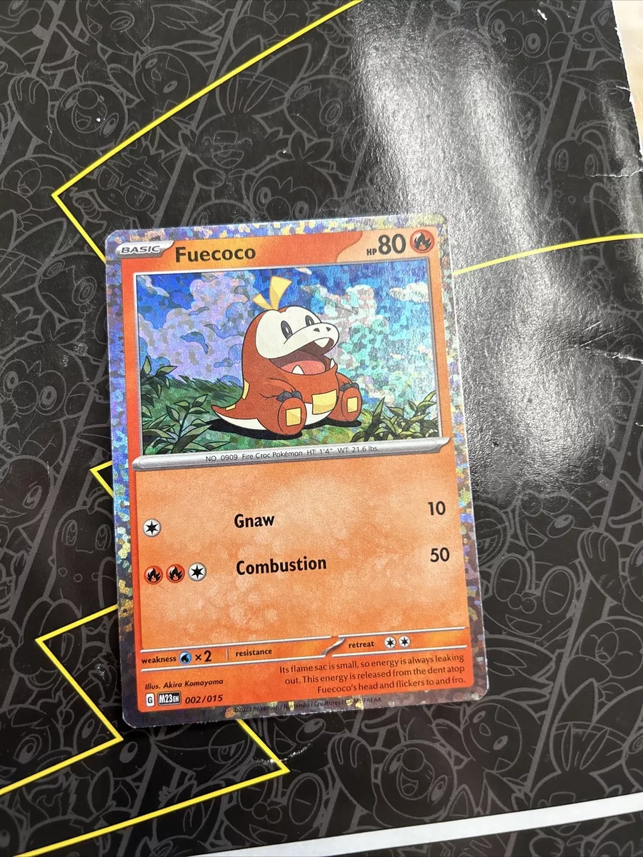 Pokemon McDonalds 2023 Promo Card Fuecoco Holo 002/015