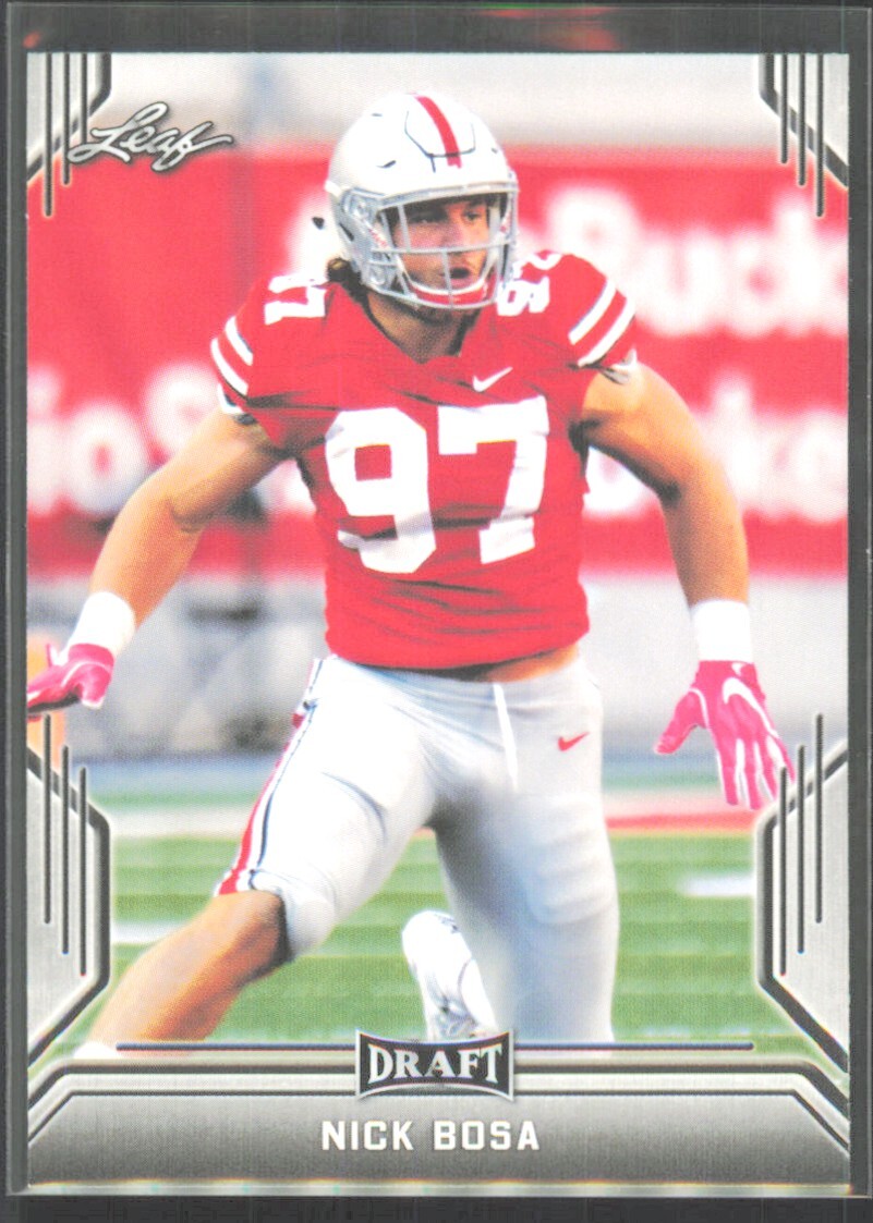 2019 Leaf Draft Nick Bosa Rookie Ohio State Buckeyes #59