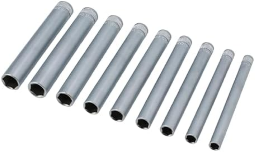 Laser 8904 Extra Long Socket Set 1/4" D 9pc