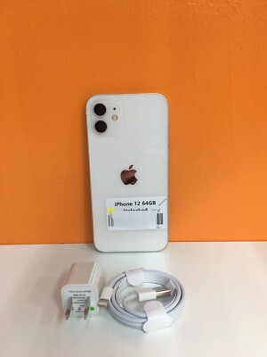 Apple iPhone 12 - 64GB - White (Unlocked) | eBay