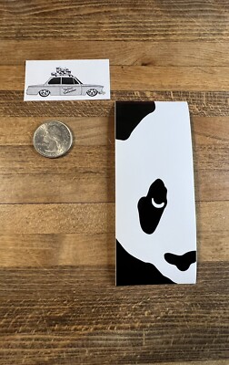 Enjoi Skateboards Black Vertical Panda Sticker Plan B Baker Jerry Hsu Panda