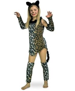 Katze Wildkatze Leopard Kostum Karneval Fasching Kinder Tierkostum Katzenkleid Ebay