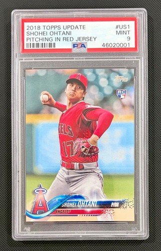 2018 Topps Update Shohei Ohtani #US1 RC (PSA 9) Rookie Card