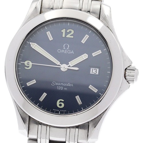 OMEGA 2511.83 Seamaster 120 Date Quartz Men's Watch From Japan G0512