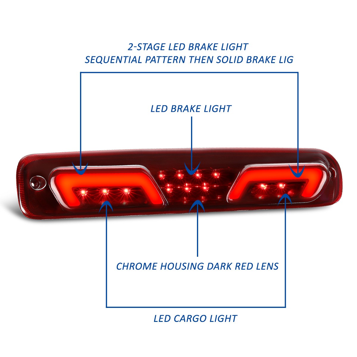 Nuvision For 99-06 Silverado Sierra LED Chase 2-Stage