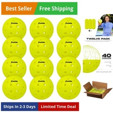 X-40 Outdoor Pickleballs - Official Ball of Pickleball, APP Tour  Open - R...