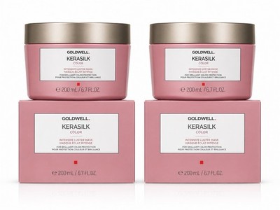 Goldwell Kerasilk Color Intensive Luster Mask Duo 6.7 Fl Oz 200ml x2