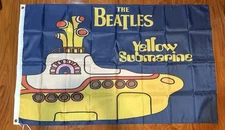 The BEATLES Yellow Submarine Flag BANNER 3x5 Ft Fabric Poster Flag Print art cd