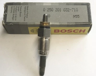 4x Bosch 0250201032 Glühkerze GLP002 11V heater plug bougie de réchauffage - Bild 1 von 2