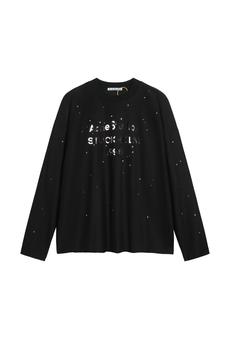 ACNE studios white & black Long-sleeved T-shirt 1996 S-M-L-XL | eBay