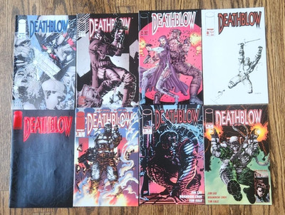 Deathblow1 # 1-8 Lot of first 8 issues in High Grade. 1993 Image series.