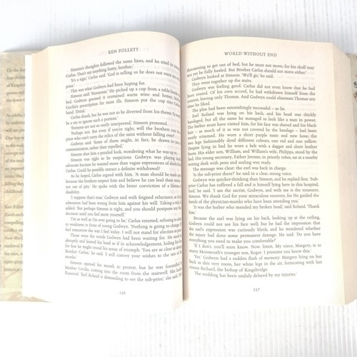 World Without End by Ken Follett Large Hardcover - Kingsbridge book #2 Thriller - Picture 8 of 12