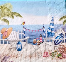 2 Individual Cocktail Napkins For Decopauge
