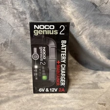 NOCO GENIUS2 6V/12V 2A Smart Battery Charger, Trickle Charger and Maintainer