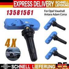 4x Reifendrucksensor Luftdrucksensor für OPEL ADAM CORSA E MERIVA B #13581561