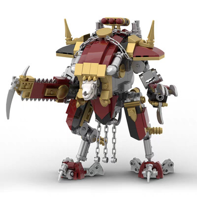 MOC Warhammer 40K Chaos Beast Dog Hunter Assembles Building Blocks
