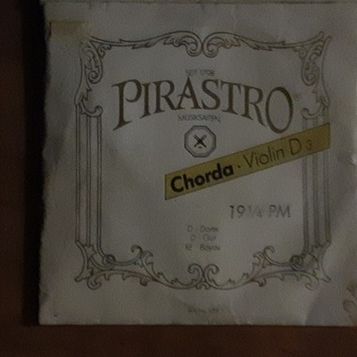 Pirastro Chorda Violin D 3 String 1914 PM MPN For Violin