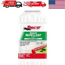 Outdoor Rodent Repellent Granules - 2 lb Safe Solution Against Mice & Rats