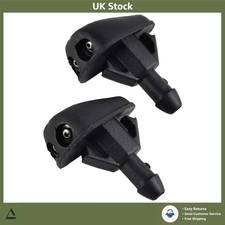 2 Pack Universal Car Windshield Washer Nozzles - Durable Wiper Replacement Kit