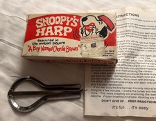 Trophy Music Snoopy's Harp Bluegrass Jaw Harp, Chrome Plated