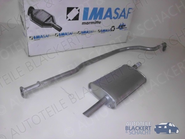 Imasaf Auspuffset für Ford Fiesta 1.3 I 1998-2002 | Mittelrohr + Endtopf-image