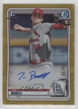 2020 Bowman Draft Chrome Picks Gold Refractor 34/50 Ian Bedell #CDA-IB Auto w5p