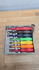 Snap-on Sae Hex Nut Driver Set Multi-colored Handles 14-12 Nnd116ar Etc. Snap-on Sae Hex Nut Driver Set Multi-colored Handles 14-12 Nnd116ar Etc.