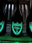 Three Dom Perignon Empty Luminous 750mL Bottle Green — photo 4