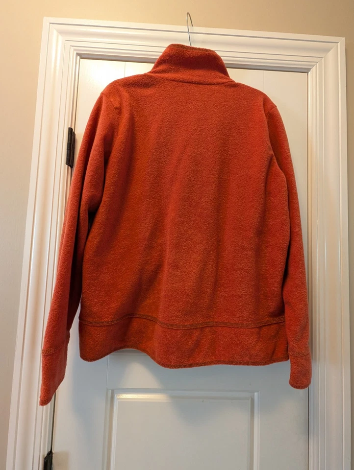 Chaqueta Kavu Para Hombre Cremallera Completa Gamuza-Look Naranja Quemado Manga Larga Talla XL Foto 2 de 4