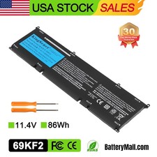 69KF2 Laptop Battery Replacement For Dell XPS 15 9500 P91F P91F001 P45E002